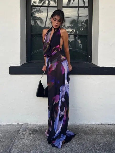 Backless Maxi Dress