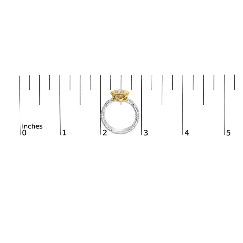 Diamond Cross Ring