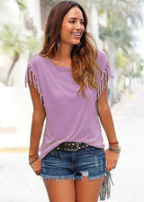 Casual Tassel T-shirt